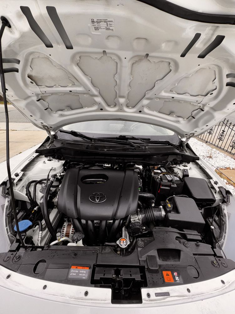 White vehicle exterior after premium wash