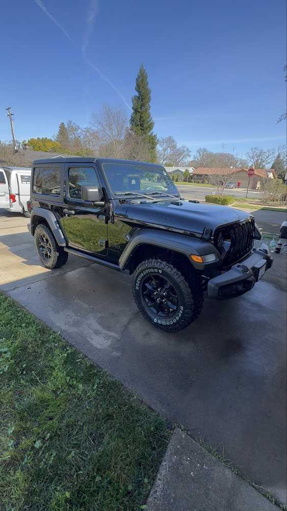 Deep cleaned dark interior
